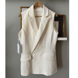 Amanda Uprichard Dixon Blazer Vest L
